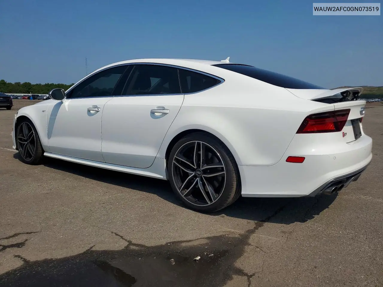 2016 Audi S7 Prestige VIN: WAUW2AFC0GN073519 Lot: 59599006