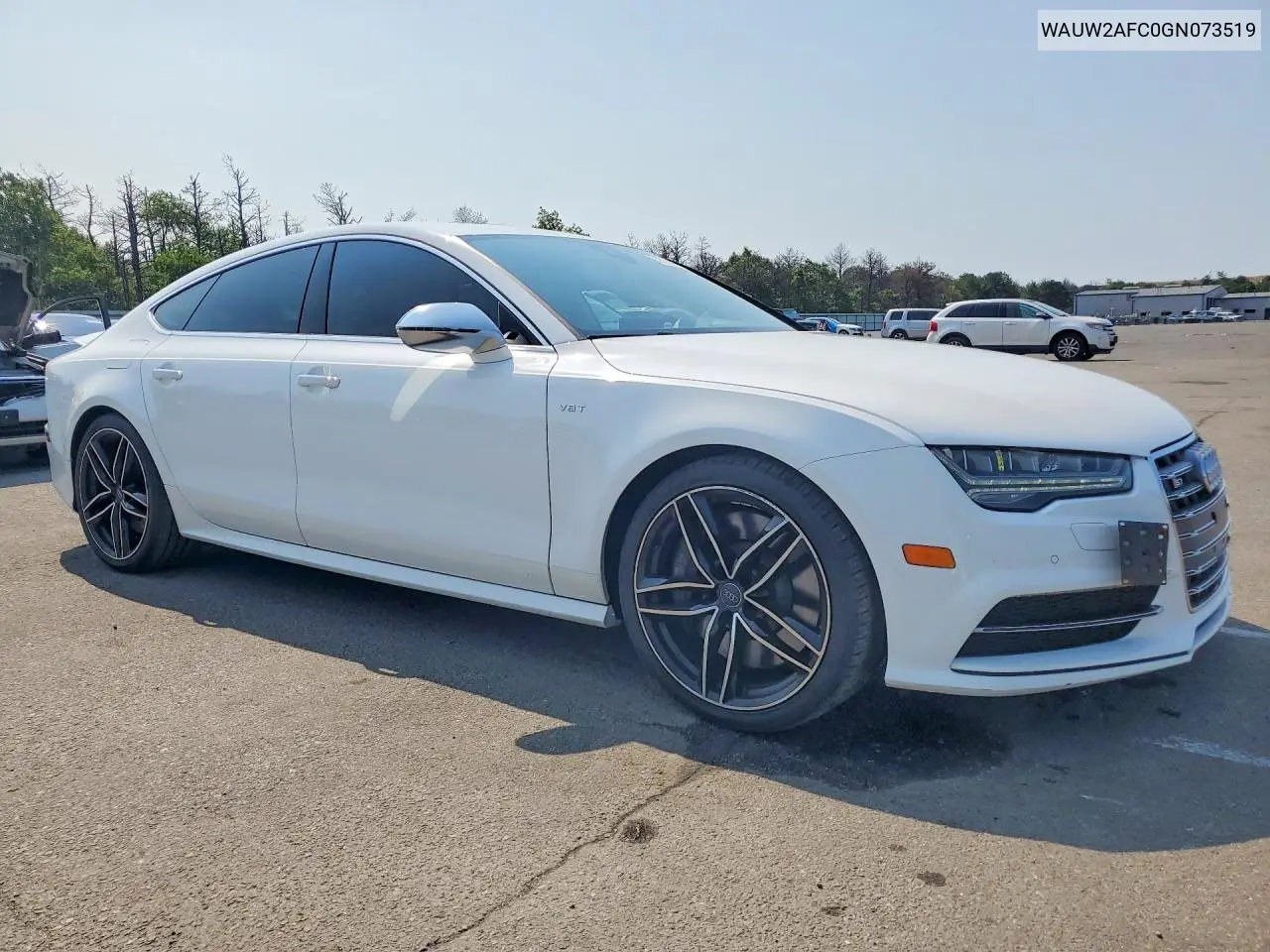 2016 Audi S7 Prestige VIN: WAUW2AFC0GN073519 Lot: 59599006
