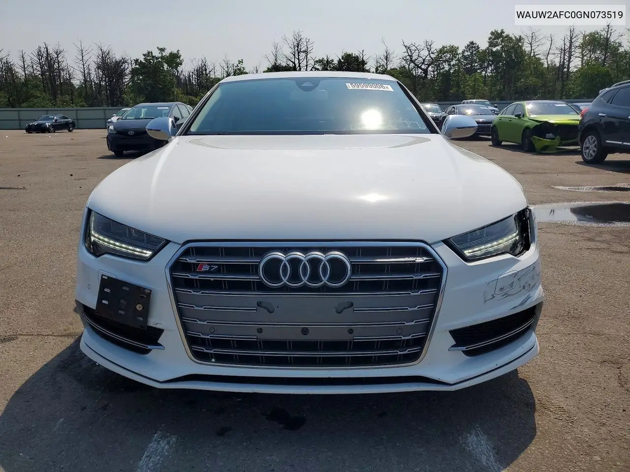 2016 Audi S7 Prestige VIN: WAUW2AFC0GN073519 Lot: 59599006
