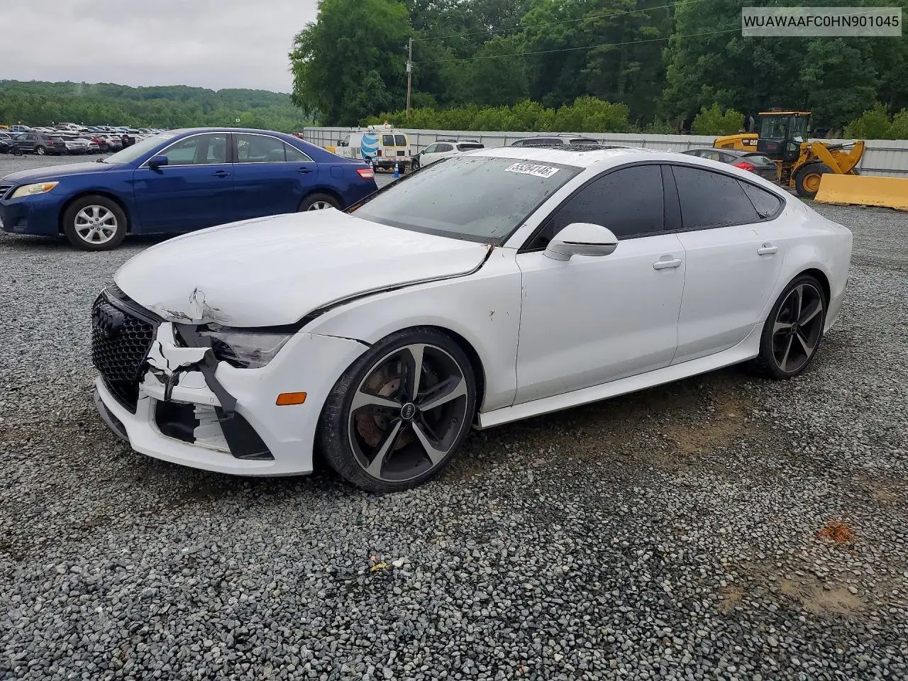2017 Audi Rs7 Prestige VIN: WUAWAAFC0HN901045 Lot: 55284146