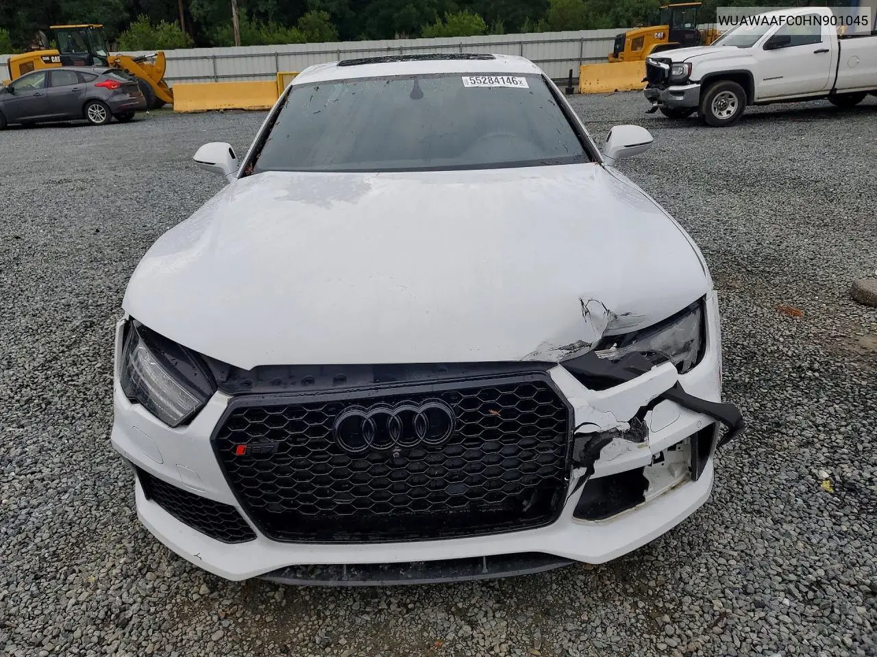 2017 Audi Rs7 Prestige VIN: WUAWAAFC0HN901045 Lot: 55284146