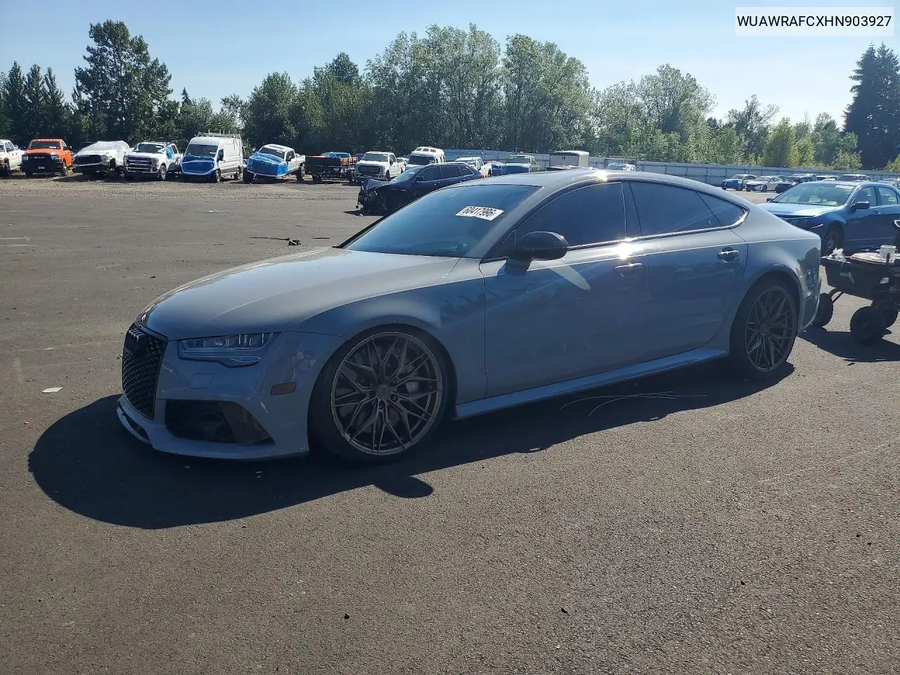 2017 Audi Rs7 Performance VIN: WUAWRAFCXHN903927 Lot: 60417996