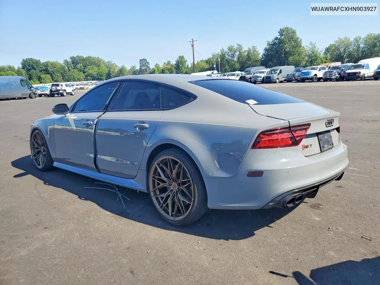 2017 Audi Rs7 Performance VIN: WUAWRAFCXHN903927 Lot: 60417996