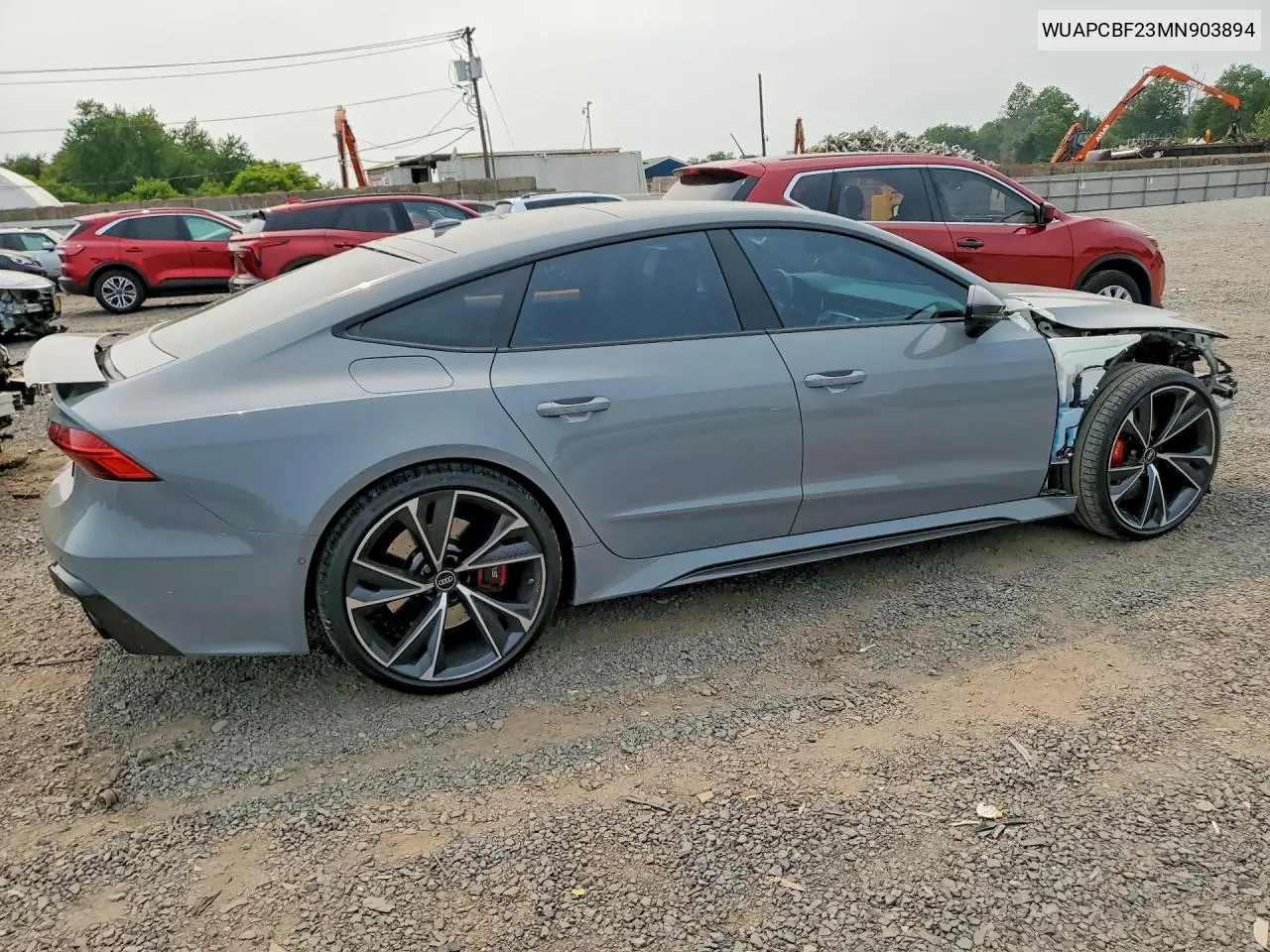 2021 Audi Rs7 VIN: WUAPCBF23MN903894 Lot: 60406046