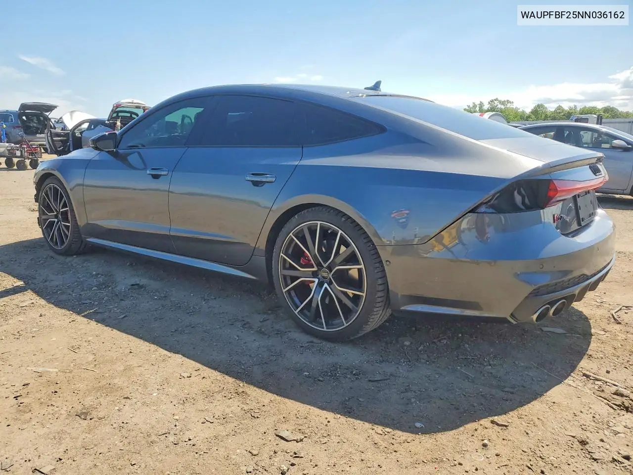 2022 Audi S7 Premium Plus VIN: WAUPFBF25NN036162 Lot: 53059516