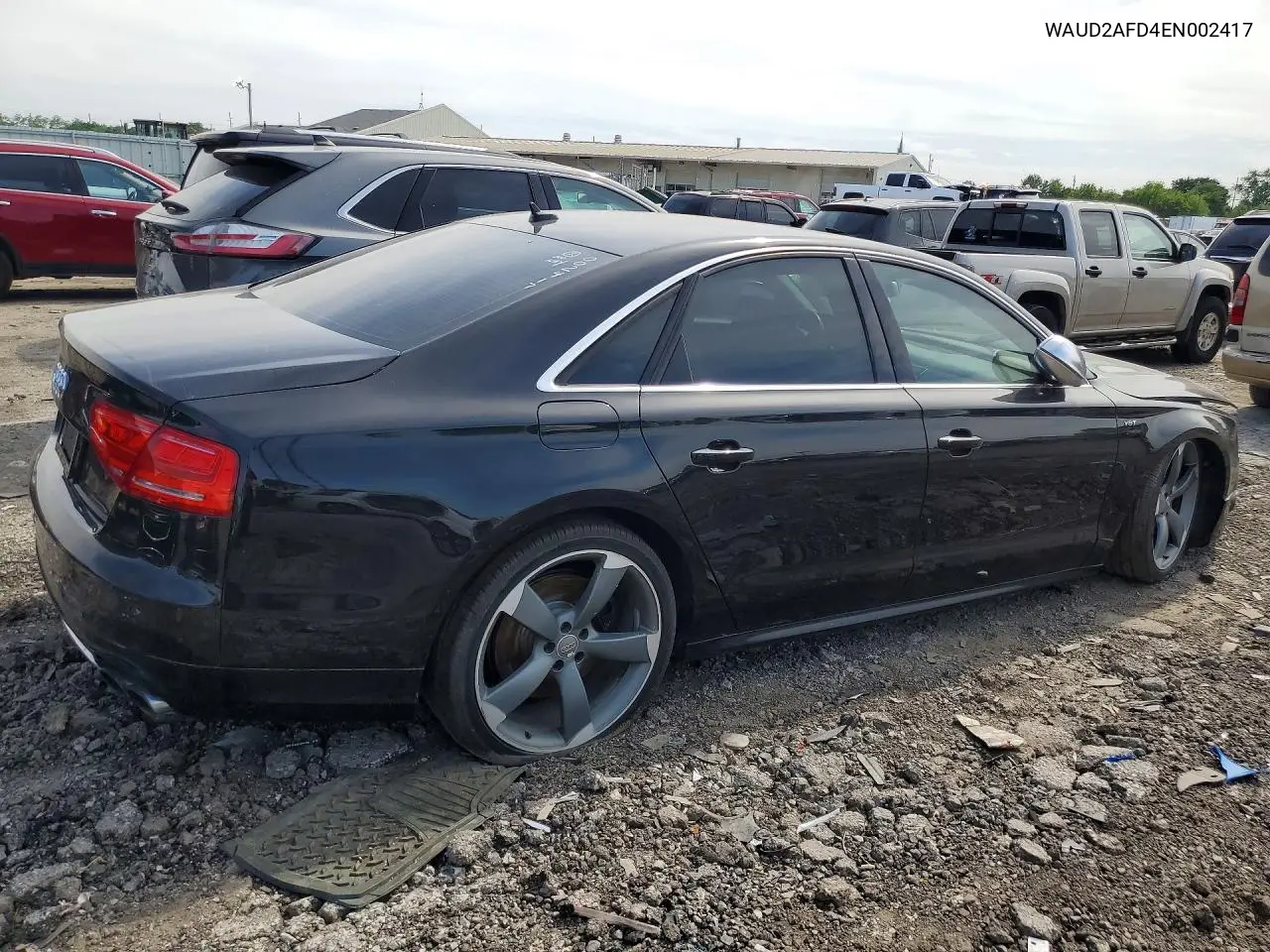 2014 Audi S8 Quattro VIN: WAUD2AFD4EN002417 Lot: 54689116