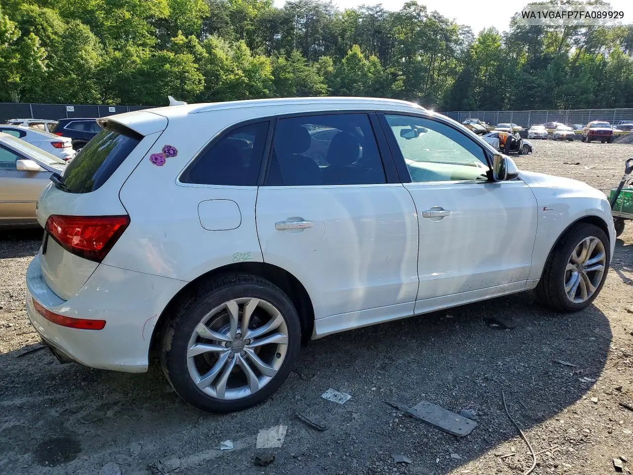 2015 Audi Sq5 Prestige VIN: WA1VGAFP7FA089929 Lot: 51922506
