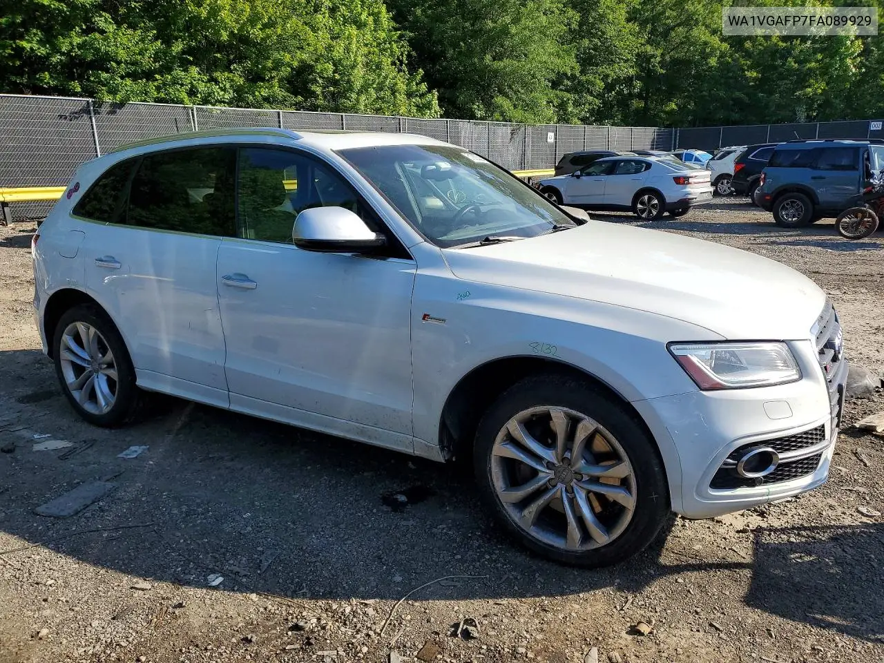 2015 Audi Sq5 Prestige VIN: WA1VGAFP7FA089929 Lot: 51922506