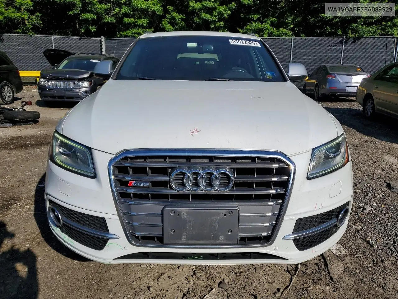 2015 Audi Sq5 Prestige VIN: WA1VGAFP7FA089929 Lot: 51922506