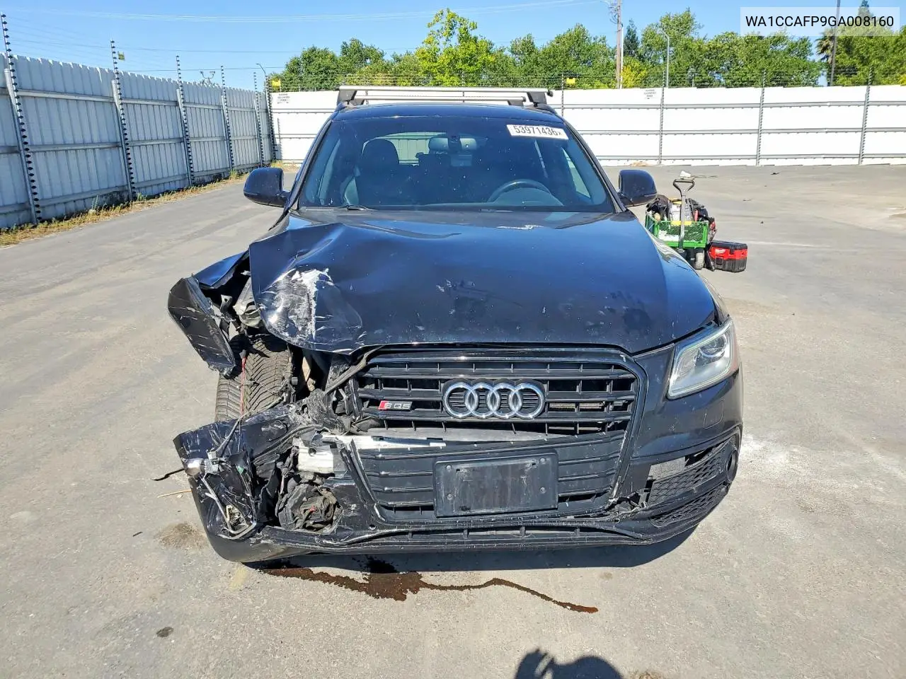 2016 Audi Sq5 Premium Plus VIN: WA1CCAFP9GA008160 Lot: 53971436