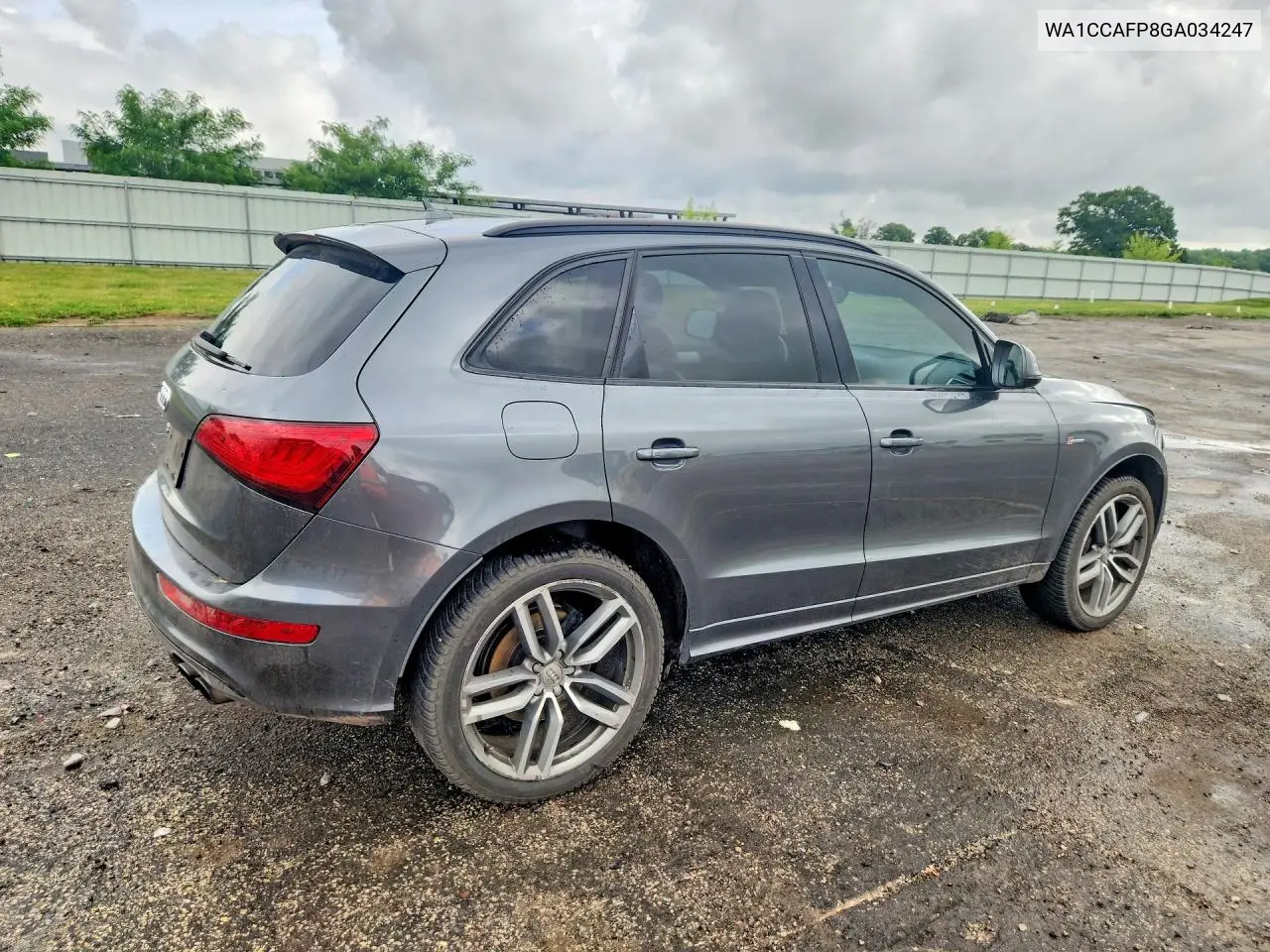 2016 Audi Sq5 Premium Plus VIN: WA1CCAFP8GA034247 Lot: 56783426