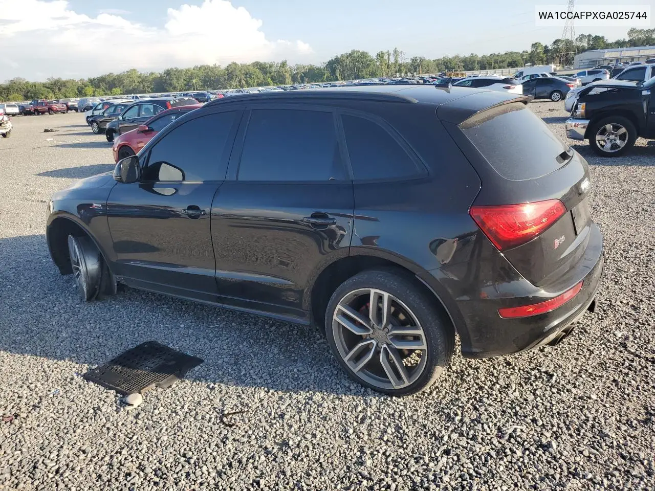 2016 Audi Sq5 Premium Plus VIN: WA1CCAFPXGA025744 Lot: 58814246