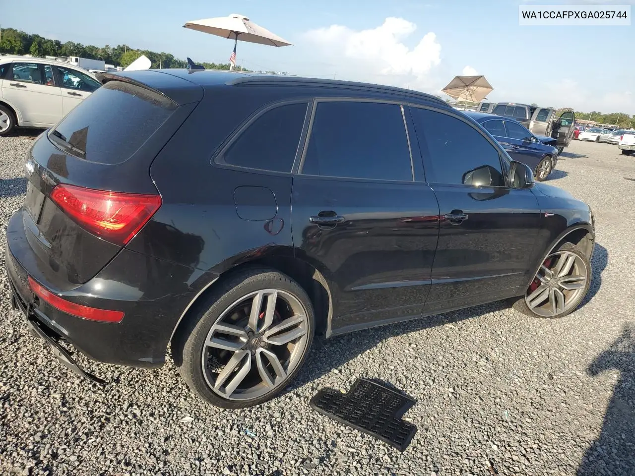 2016 Audi Sq5 Premium Plus VIN: WA1CCAFPXGA025744 Lot: 58814246