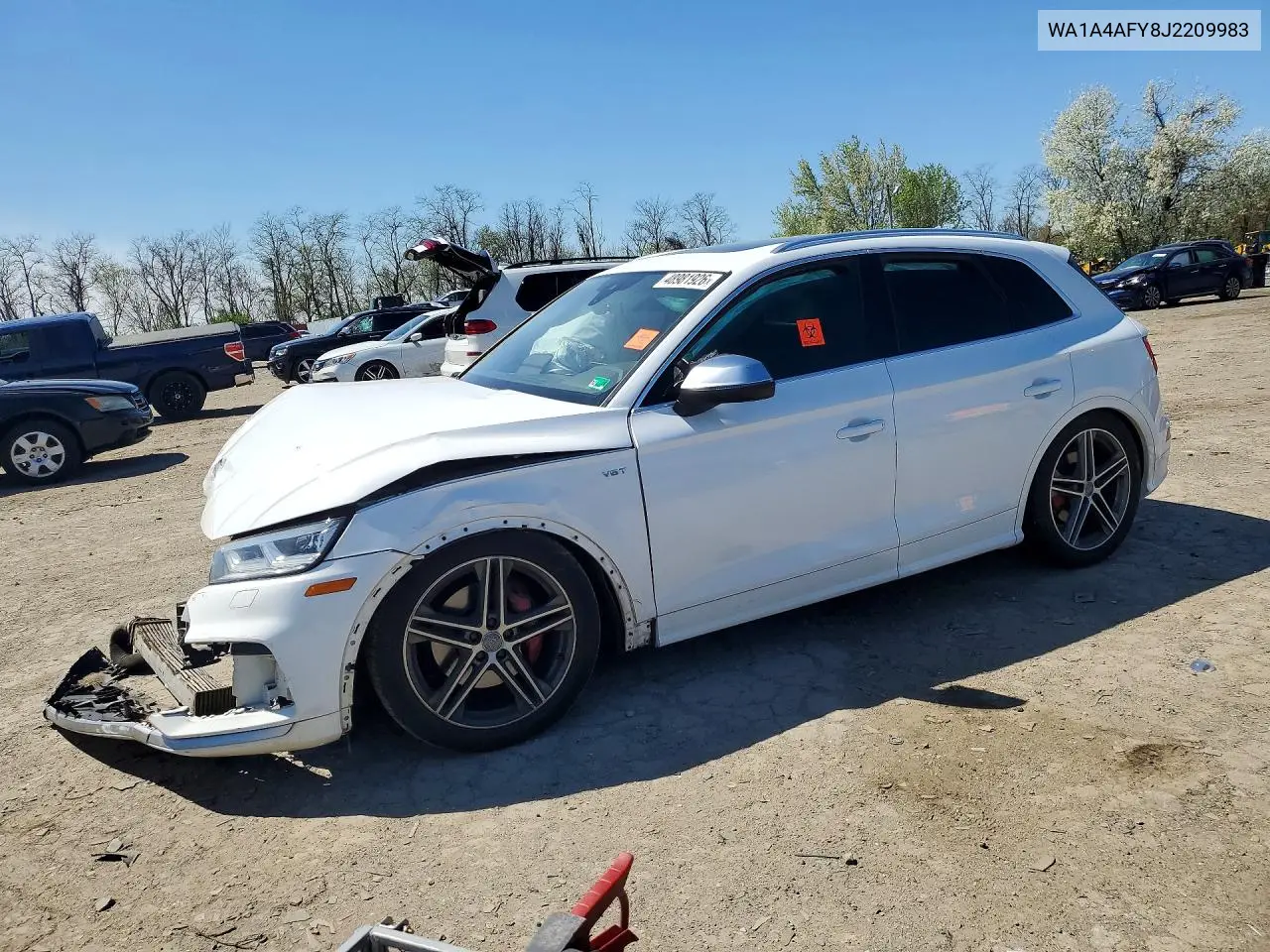 2018 Audi Sq5 Premium Plus VIN: WA1A4AFY8J2209983 Lot: 48981926