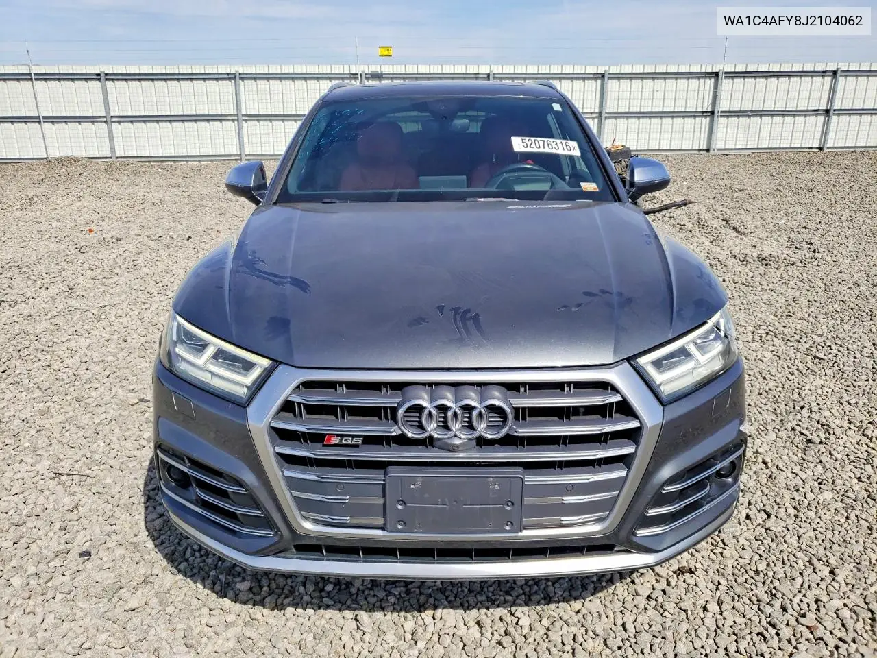 2018 Audi Sq5 Prestige VIN: WA1C4AFY8J2104062 Lot: 52076316