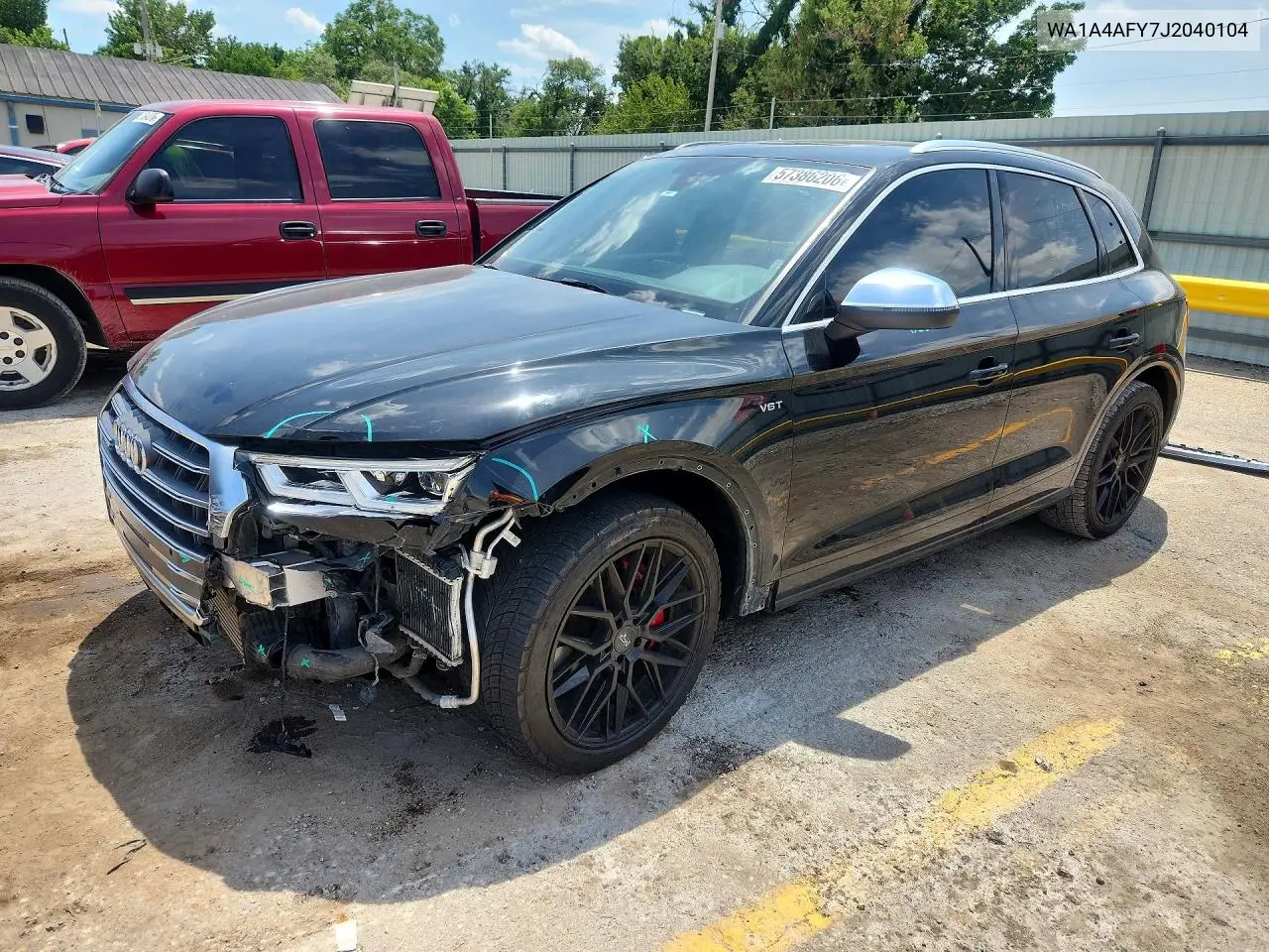 2018 Audi Sq5 Premium Plus VIN: WA1A4AFY7J2040104 Lot: 57386206