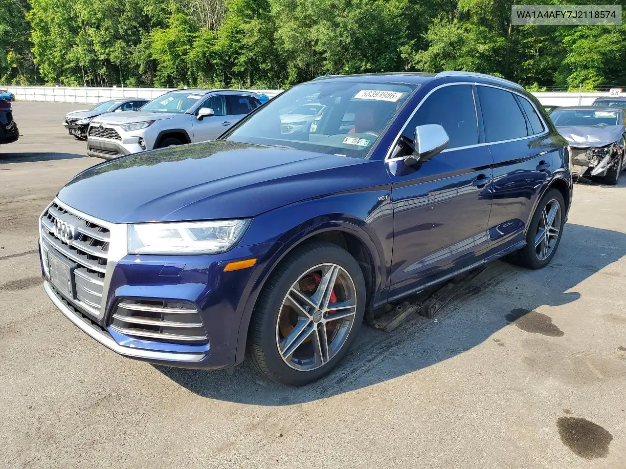 2018 Audi Sq5 Premium Plus VIN: WA1A4AFY7J2118574 Lot: 58393986