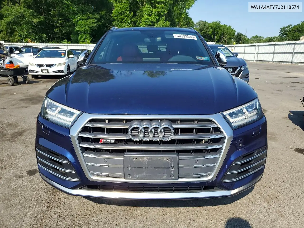 2018 Audi Sq5 Premium Plus VIN: WA1A4AFY7J2118574 Lot: 58393986