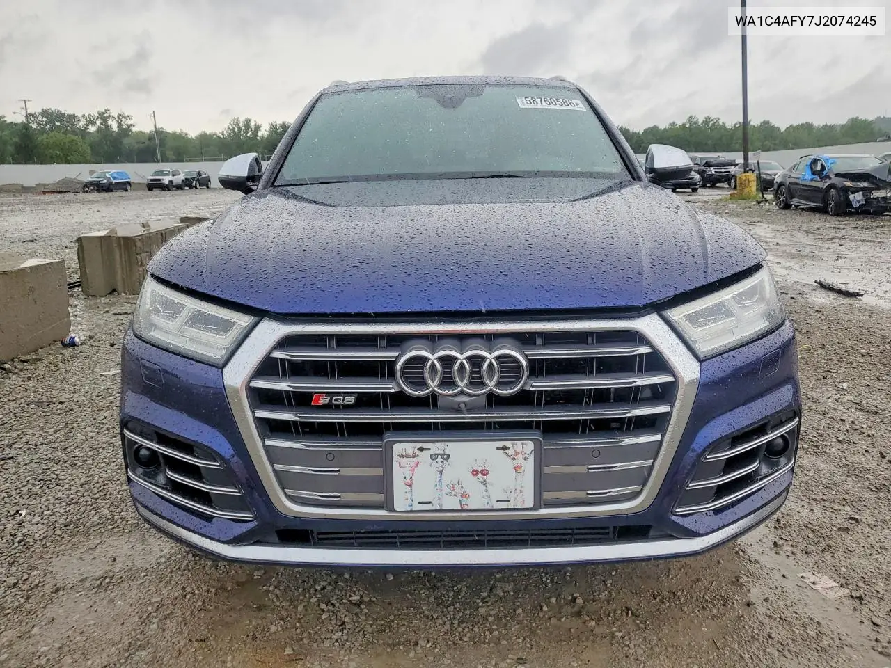 2018 Audi Sq5 Prestige VIN: WA1C4AFY7J2074245 Lot: 58760586