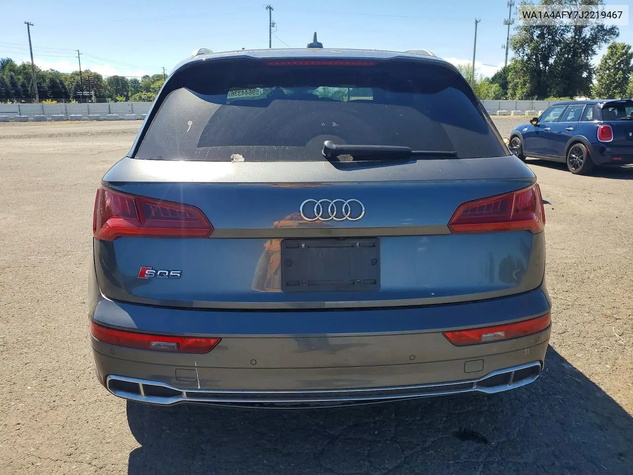 2018 Audi Sq5 Premium Plus VIN: WA1A4AFY7J2219467 Lot: 59644336