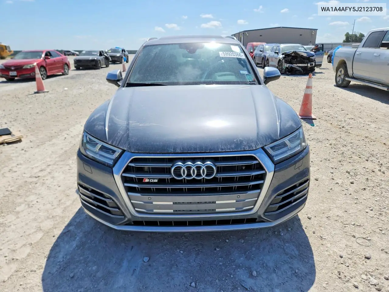 2018 Audi Sq5 Premium Plus VIN: WA1A4AFY5J2123708 Lot: 59920366