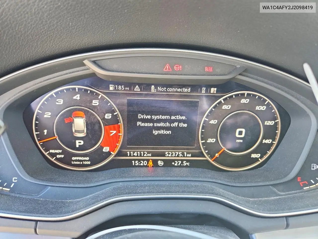 2018 Audi Sq5 Prestige VIN: WA1C4AFY2J2098419 Lot: 60088216