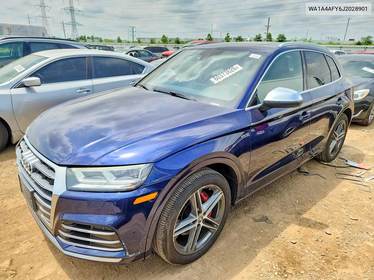 2018 Audi Sq5 Premium Plus VIN: WA1A4AFY6J2028901 Lot: 60373626