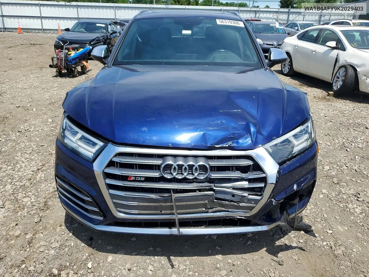 2019 Audi Sq5 Premium Plus VIN: WA1B4AFY9K2029403 Lot: 56319306