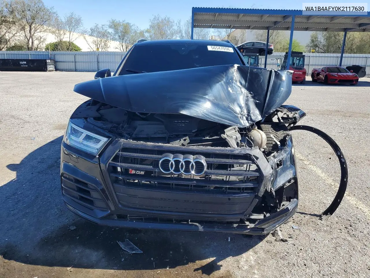 2019 Audi Sq5 Premium Plus VIN: WA1B4AFY0K2117630 Lot: 56547096