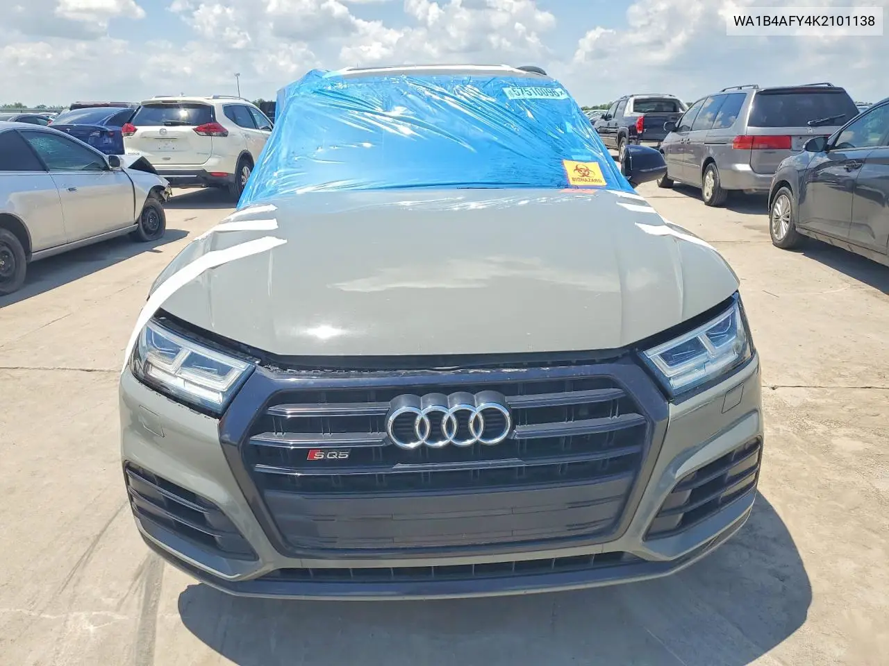 2019 Audi Sq5 Premium Plus VIN: WA1B4AFY4K2101138 Lot: 57510096