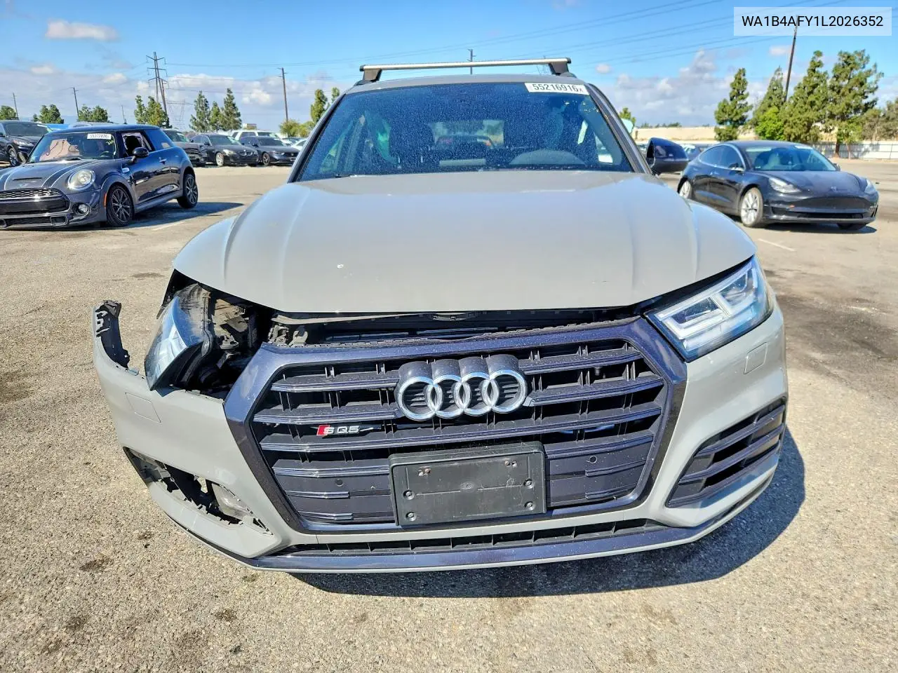 2020 Audi Sq5 Premium Plus VIN: WA1B4AFY1L2026352 Lot: 55216916