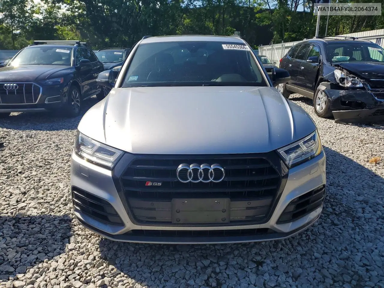 2020 Audi Sq5 Premium Plus VIN: WA1B4AFY3L2064374 Lot: 55545366