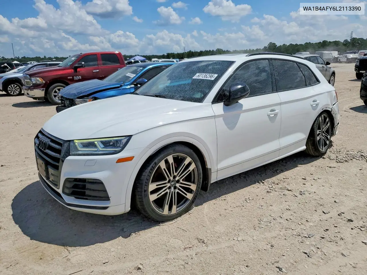 2020 Audi Sq5 Premium Plus VIN: WA1B4AFY6L2113390 Lot: 60136296