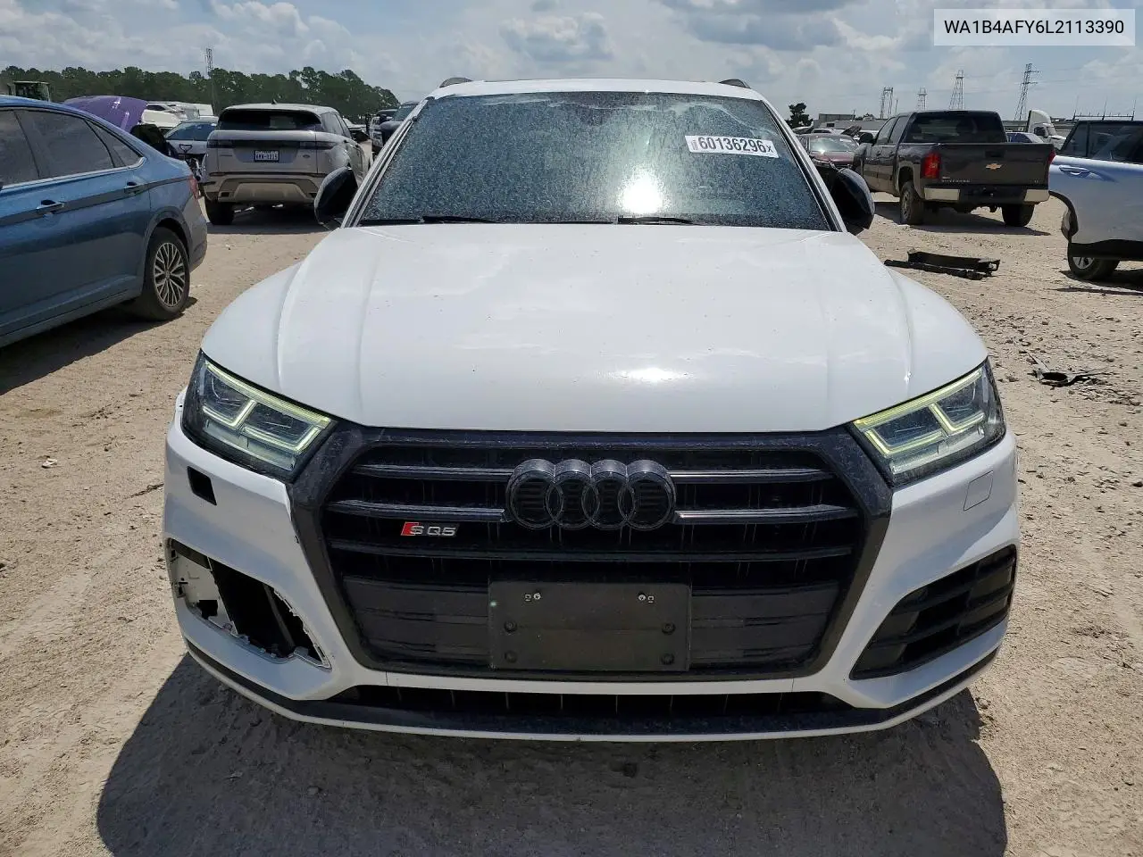 2020 Audi Sq5 Premium Plus VIN: WA1B4AFY6L2113390 Lot: 60136296