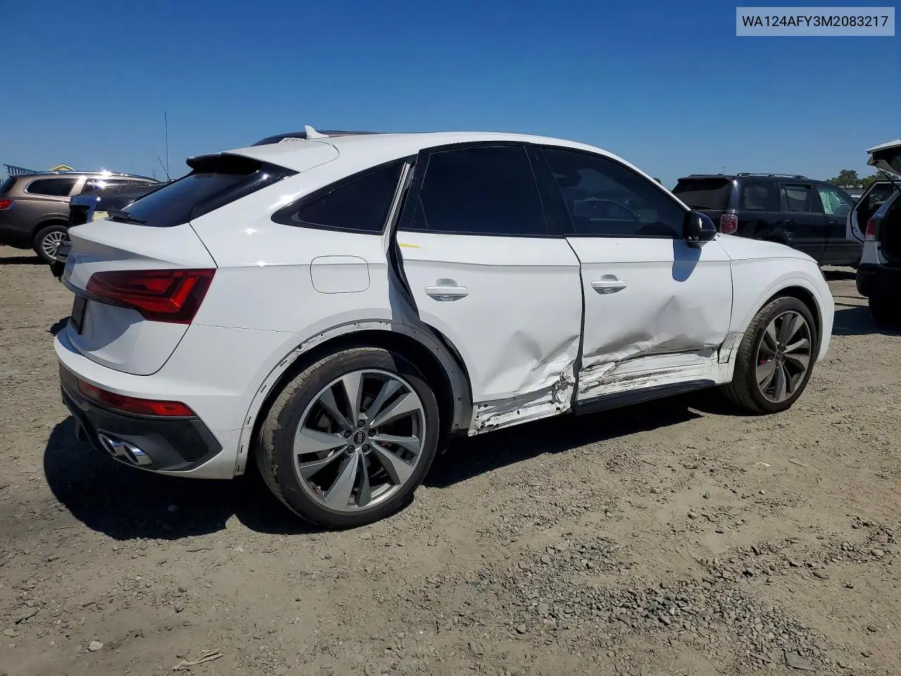 2021 Audi Sq5 Sportback Premium Plus VIN: WA124AFY3M2083217 Lot: 58117666