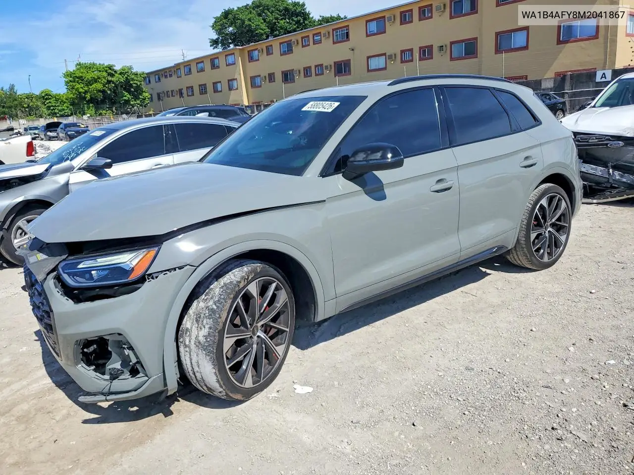 2021 Audi Sq5 Premium Plus VIN: WA1B4AFY8M2041867 Lot: 58805426