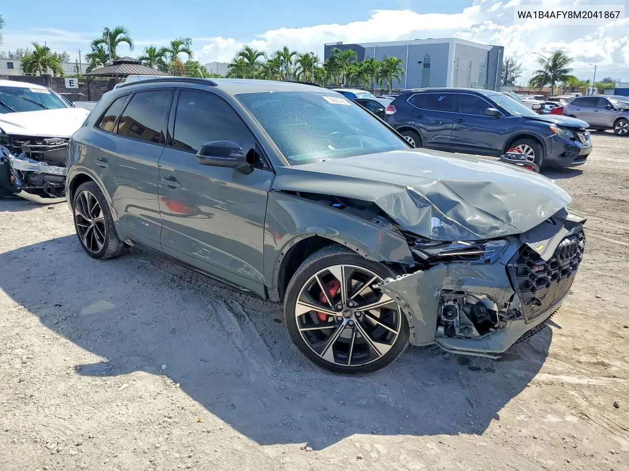 2021 Audi Sq5 Premium Plus VIN: WA1B4AFY8M2041867 Lot: 58805426