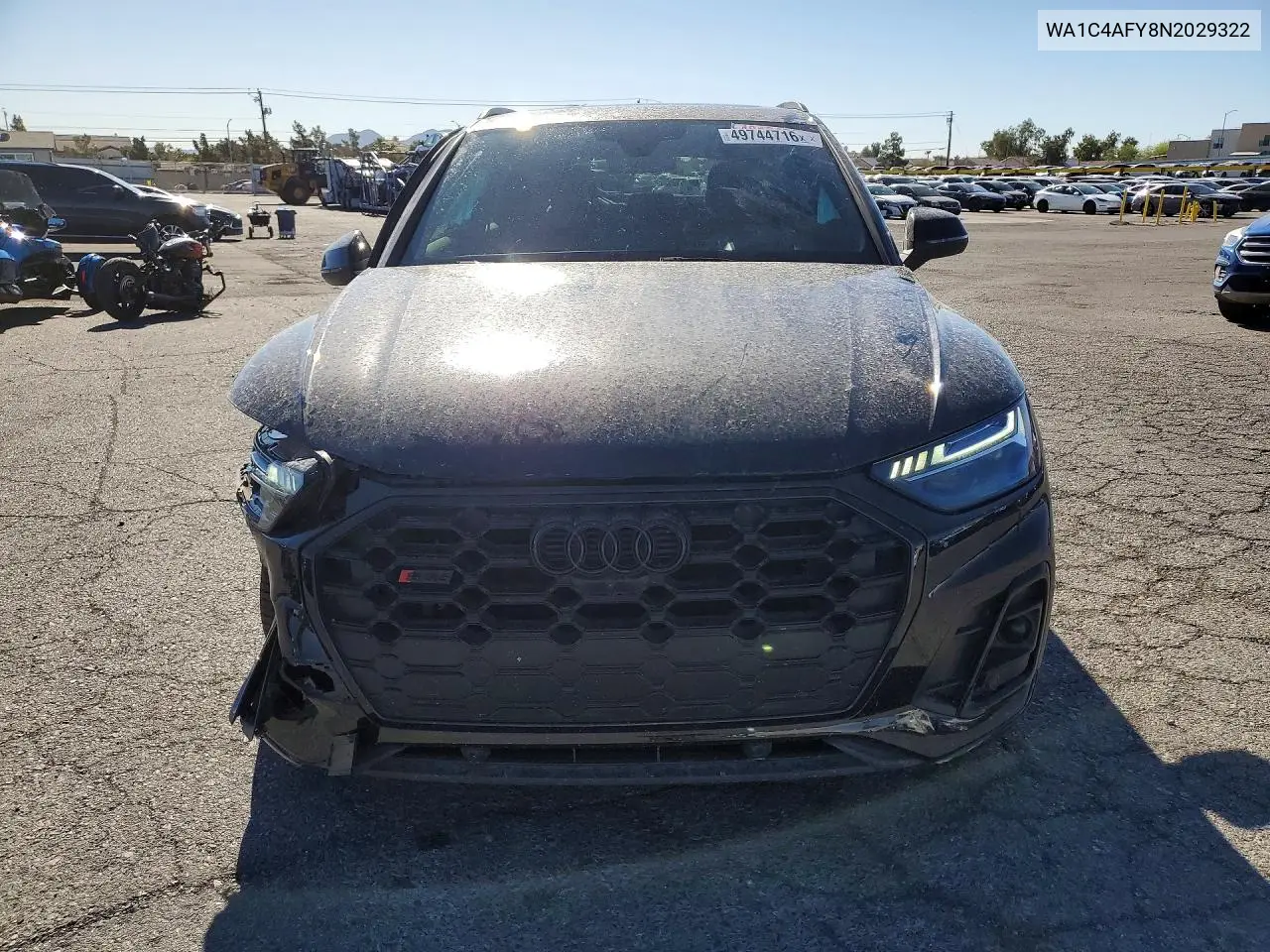 2022 Audi Sq5 Prestige VIN: WA1C4AFY8N2029322 Lot: 49744716