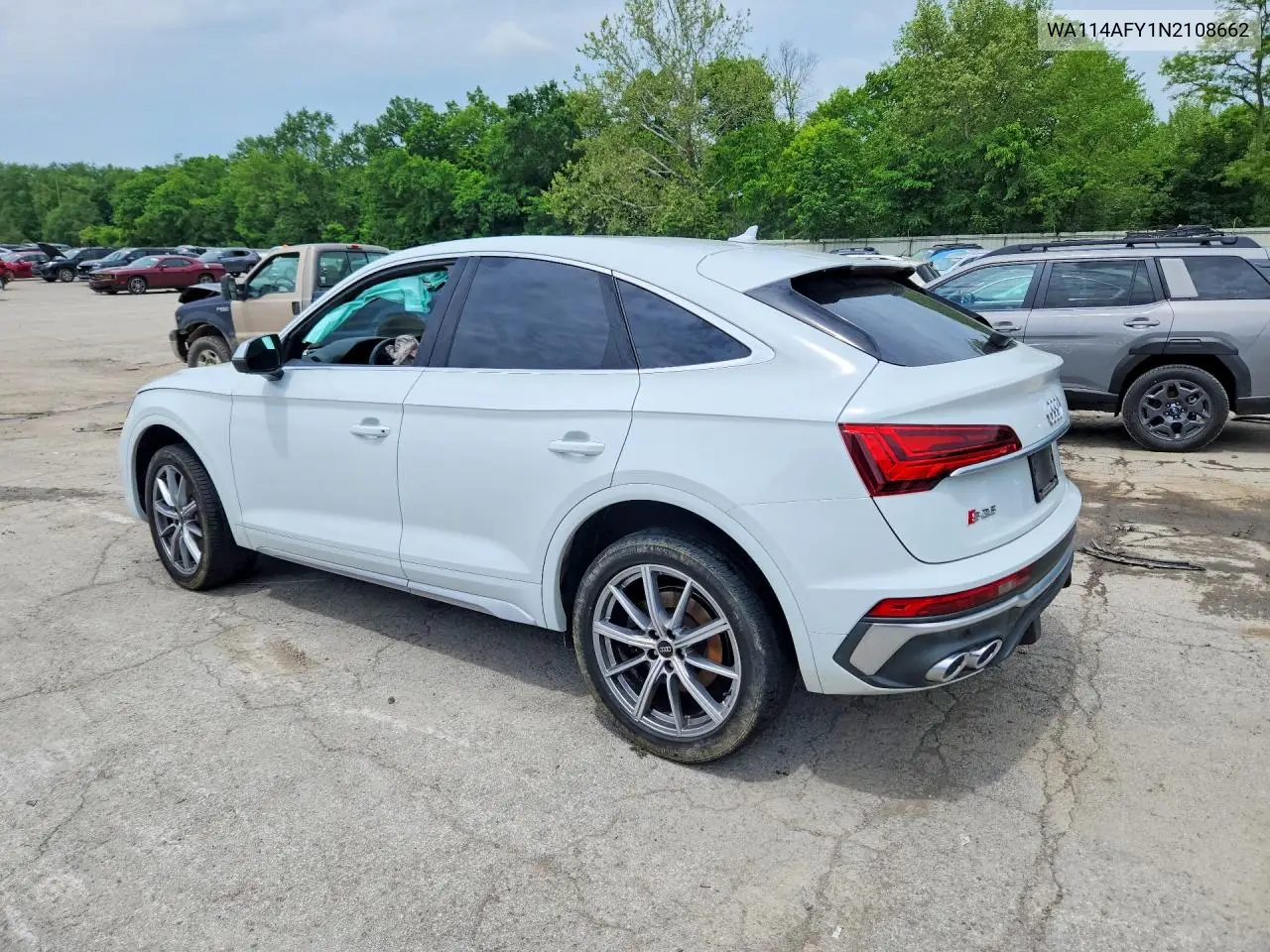 2022 Audi Sq5 Sportback Premium VIN: WA114AFY1N2108662 Lot: 54443096