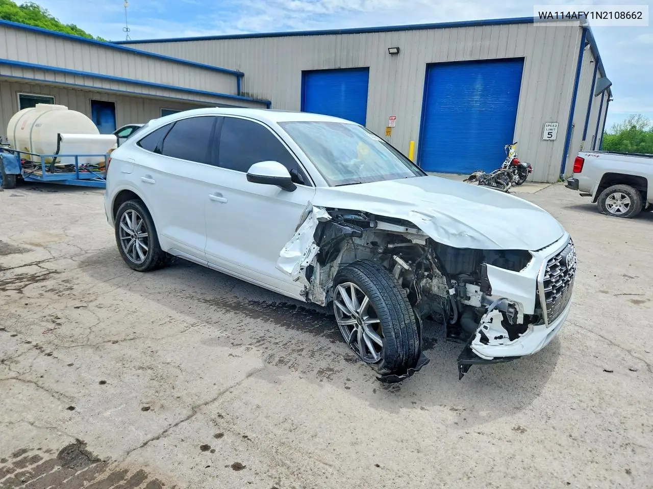 2022 Audi Sq5 Sportback Premium VIN: WA114AFY1N2108662 Lot: 54443096