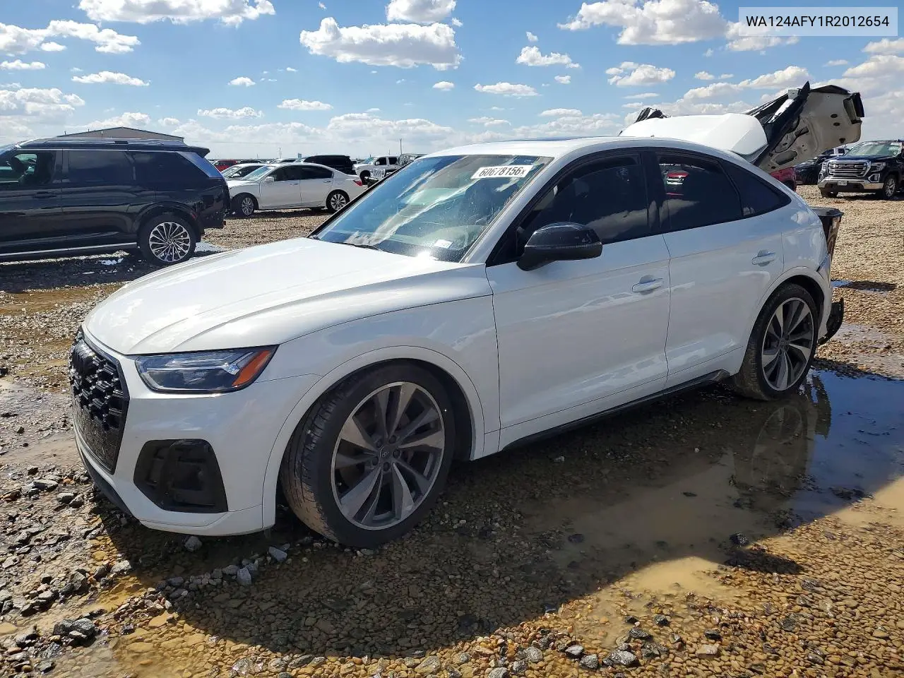 2024 Audi Sq5 Sportback Premium Plus VIN: WA124AFY1R2012654 Lot: 60678156