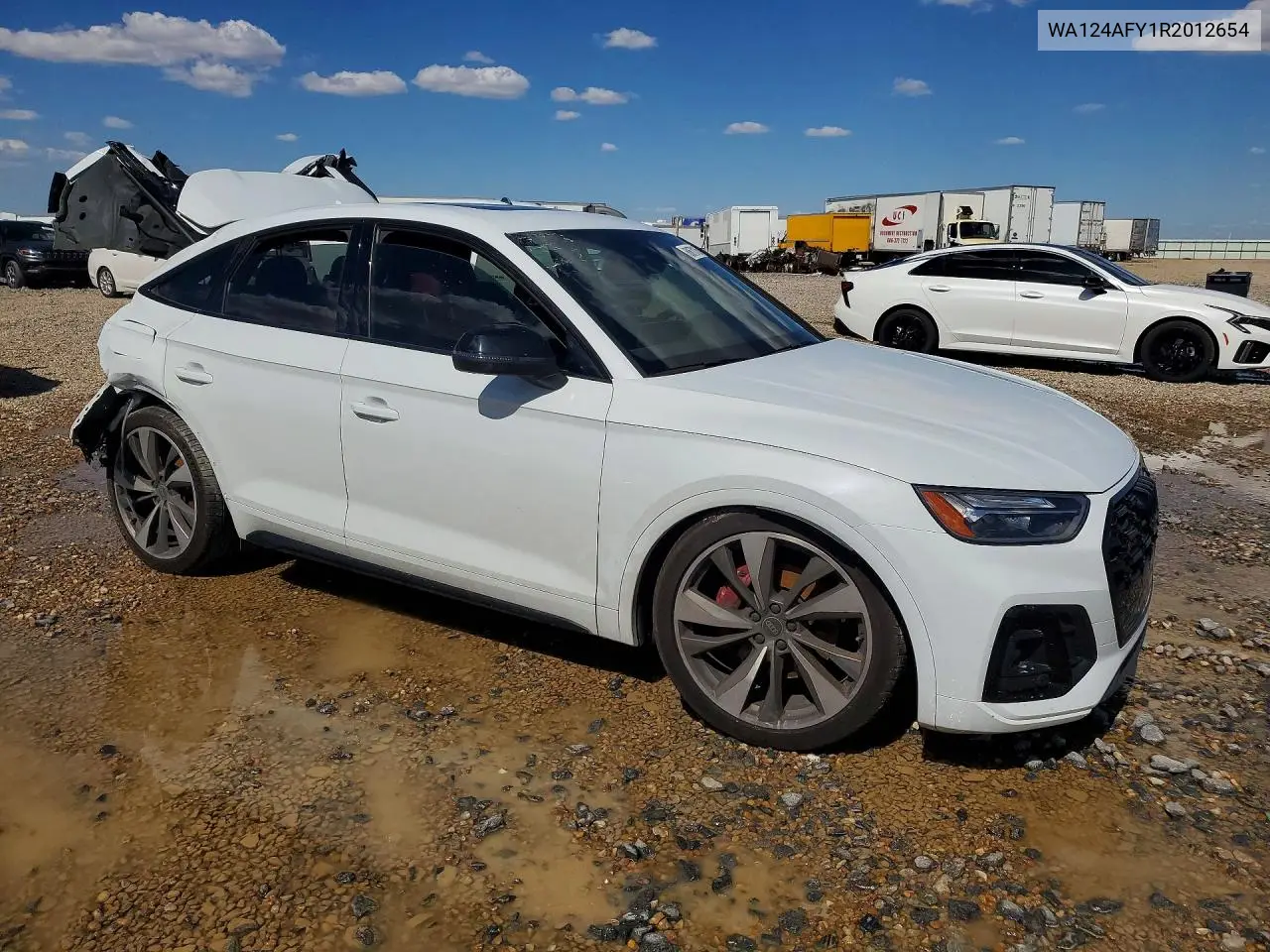 2024 Audi Sq5 Sportback Premium Plus VIN: WA124AFY1R2012654 Lot: 60678156