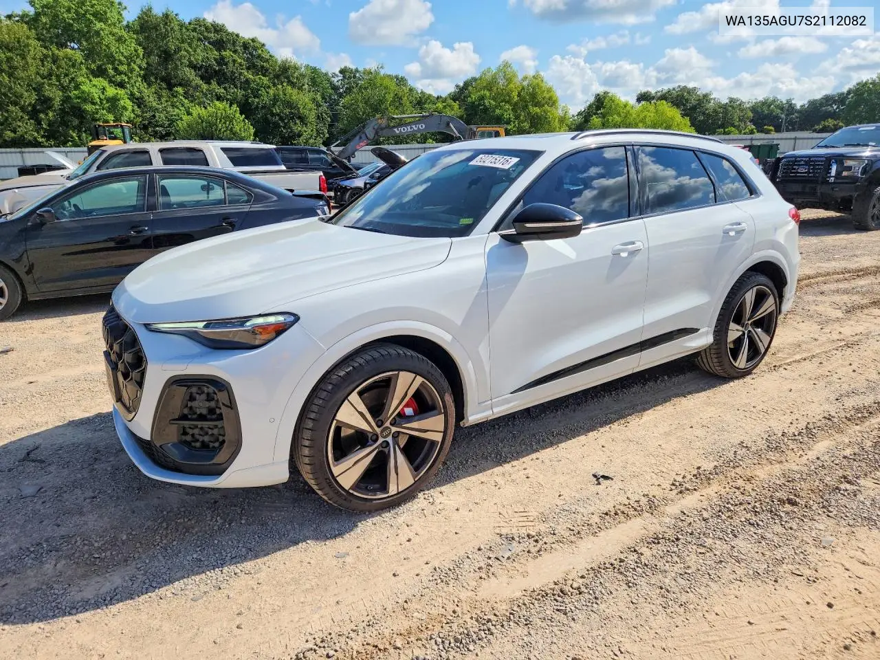 2025 Audi Sq5 Prestige VIN: WA135AGU7S2112082 Lot: 60215316