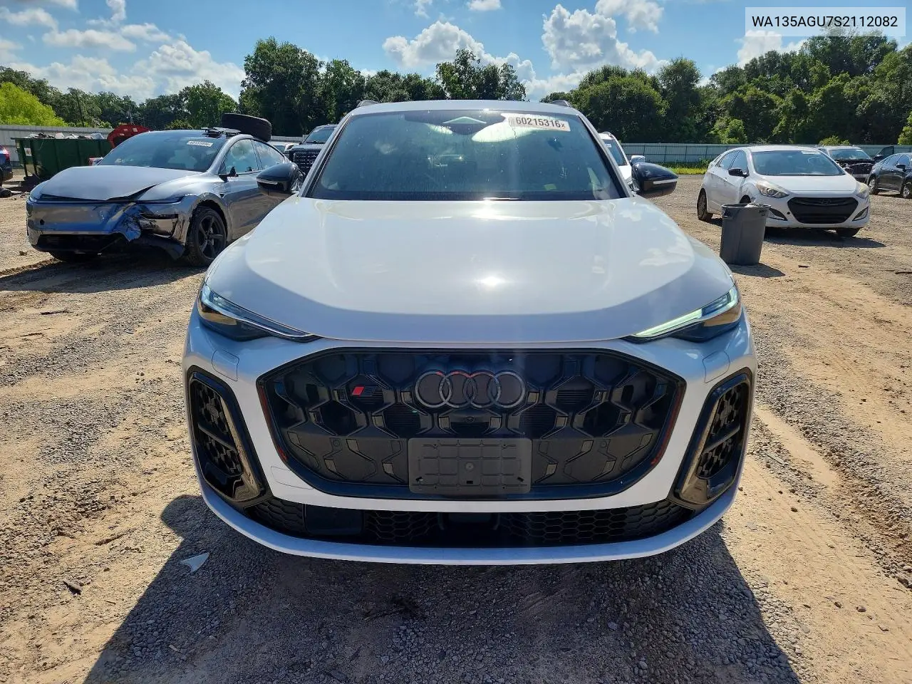 2025 Audi Sq5 Prestige VIN: WA135AGU7S2112082 Lot: 60215316