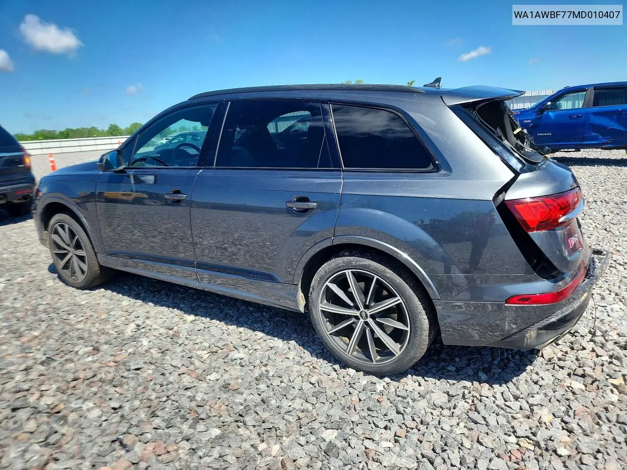 2021 Audi Sq7 Premium Plus VIN: WA1AWBF77MD010407 Lot: 56844066
