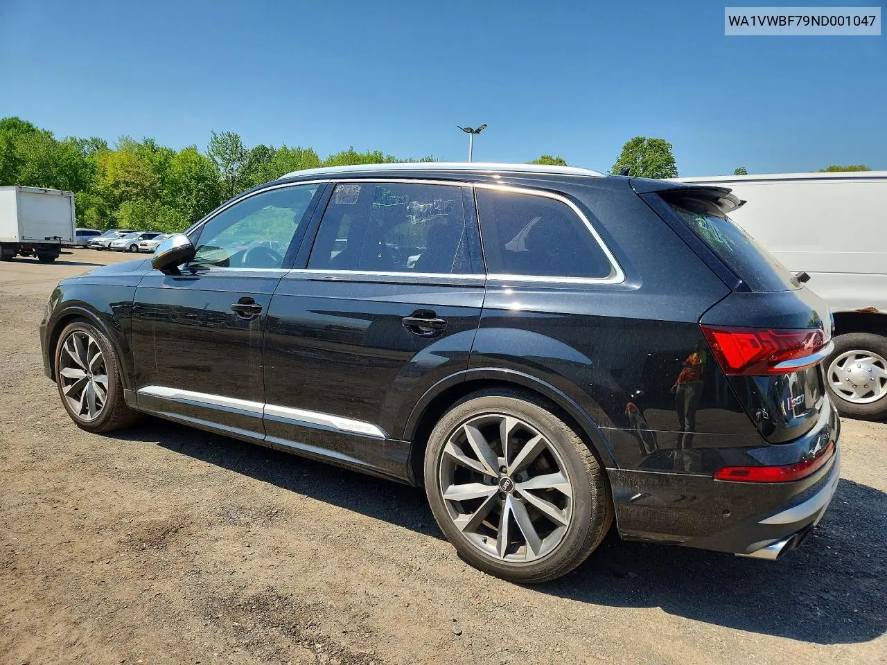 2022 Audi Sq7 Prestige VIN: WA1VWBF79ND001047 Lot: 54133306