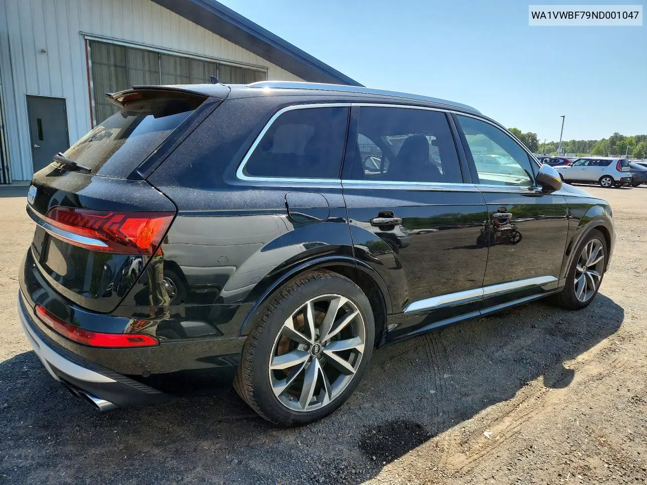 2022 Audi Sq7 Prestige VIN: WA1VWBF79ND001047 Lot: 54133306