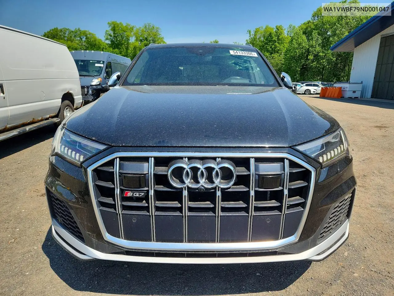 2022 Audi Sq7 Prestige VIN: WA1VWBF79ND001047 Lot: 54133306