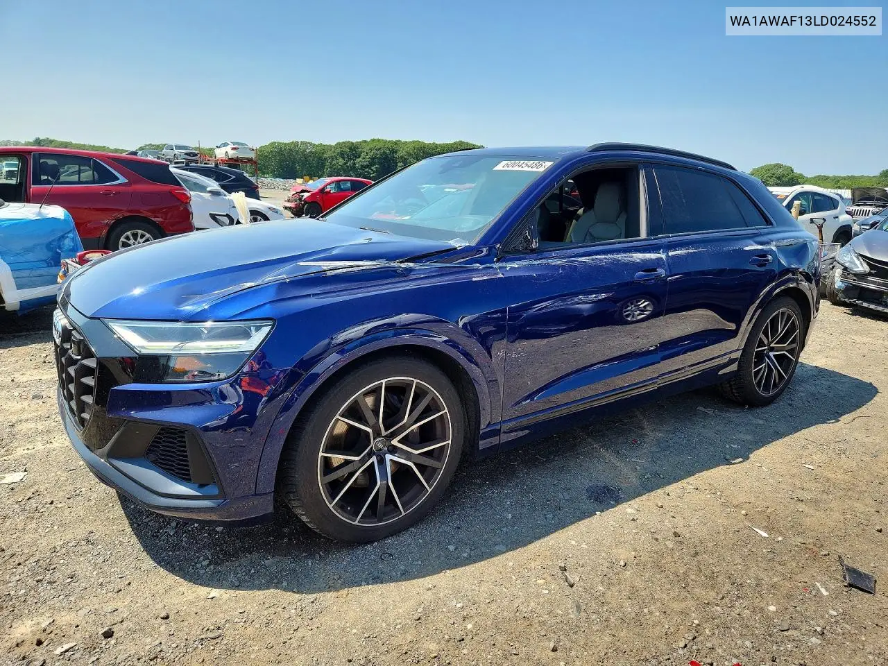 2020 Audi Sq8 Premium Plus VIN: WA1AWAF13LD024552 Lot: 60045486
