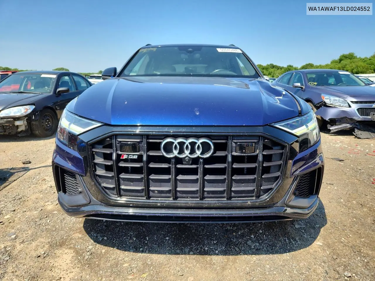 2020 Audi Sq8 Premium Plus VIN: WA1AWAF13LD024552 Lot: 60045486